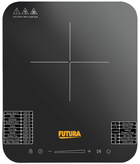 Hawkins Futura FIC1A1 2000W Induction Cooktop