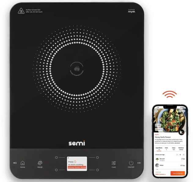 Klynk Semi 2200W Smart WiFi Induction Cooktop India